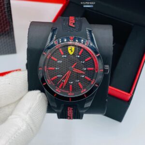 Scuderia Ferrari Men's Redrev Resin Analog Wrist Watch 830245